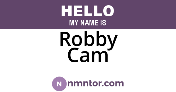 Robby Cam