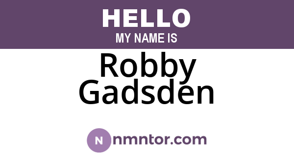 Robby Gadsden