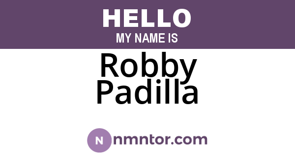 Robby Padilla