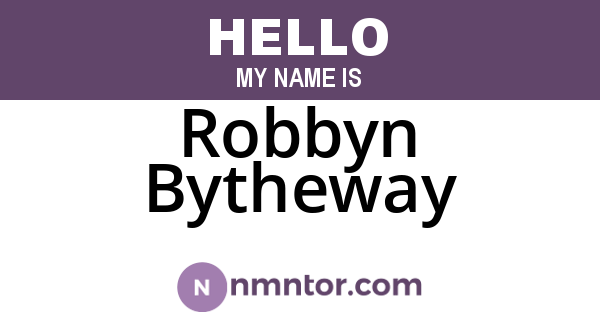 Robbyn Bytheway