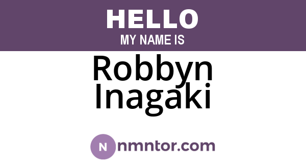 Robbyn Inagaki