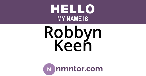 Robbyn Keen