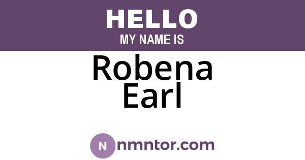 Robena Earl