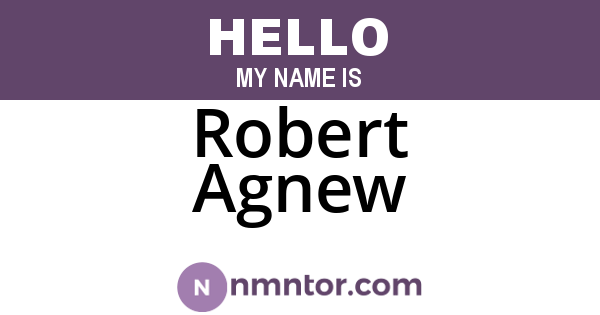 Robert Agnew