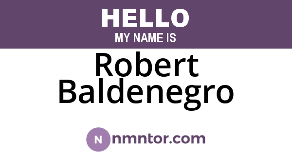 Robert Baldenegro