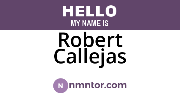 Robert Callejas