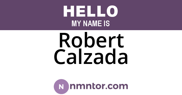 Robert Calzada