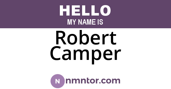 Robert Camper