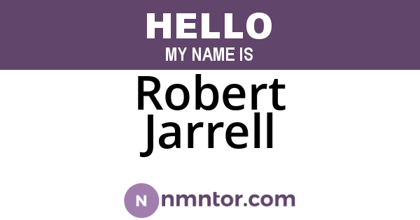 Robert Jarrell