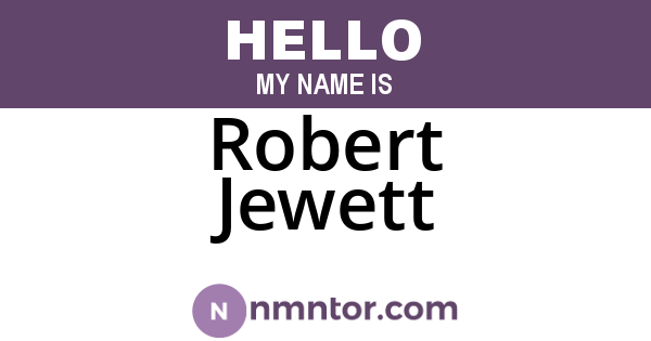 Robert Jewett
