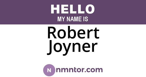 Robert Joyner