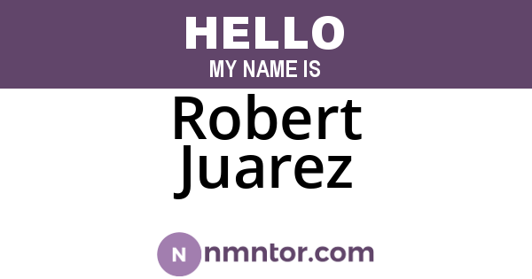 Robert Juarez