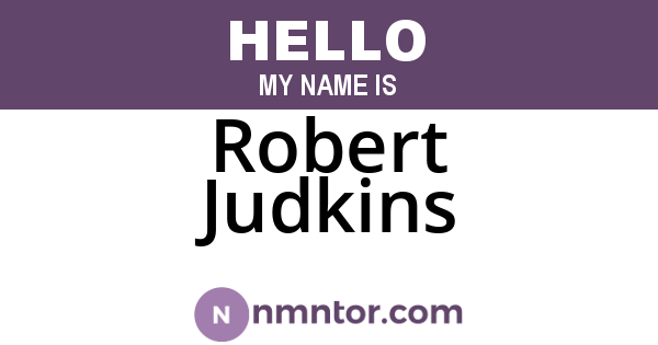 Robert Judkins