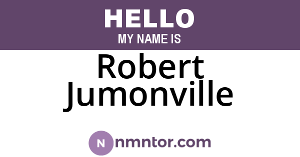 Robert Jumonville