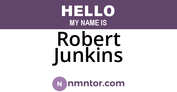 Robert Junkins