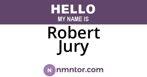 Robert Jury