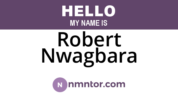 Robert Nwagbara