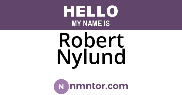 Robert Nylund