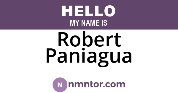 Robert Paniagua