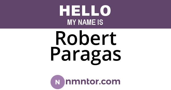 Robert Paragas