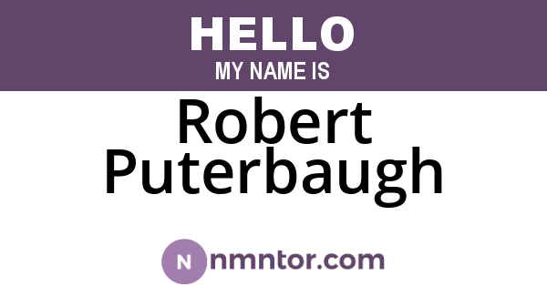 Robert Puterbaugh