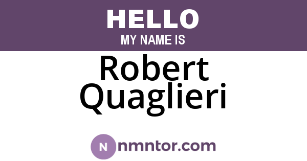 Robert Quaglieri