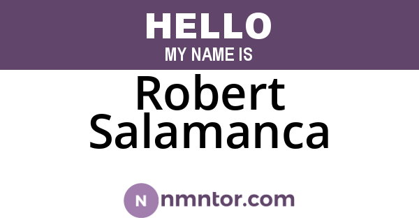 Robert Salamanca