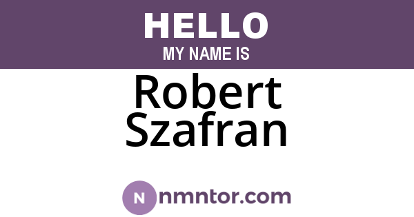 Robert Szafran
