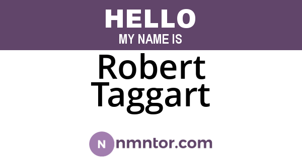 Robert Taggart
