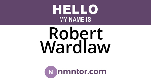 Robert Wardlaw