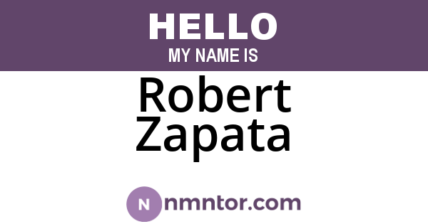 Robert Zapata