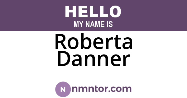 Roberta Danner