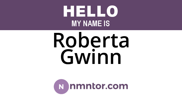 Roberta Gwinn