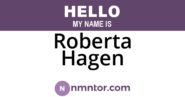Roberta Hagen