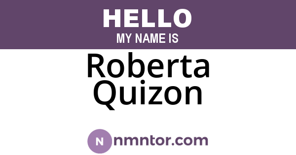 Roberta Quizon