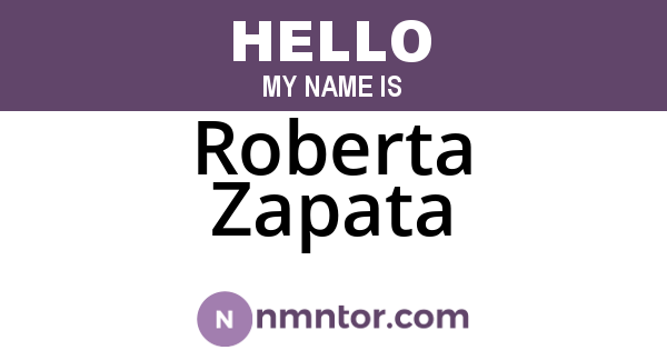 Roberta Zapata