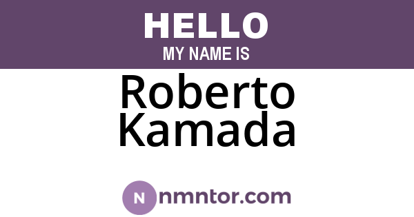 Roberto Kamada