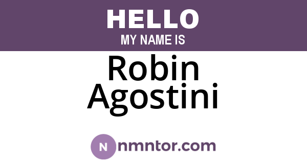 Robin Agostini