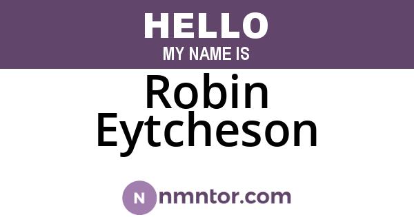 Robin Eytcheson