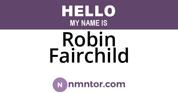 Robin Fairchild