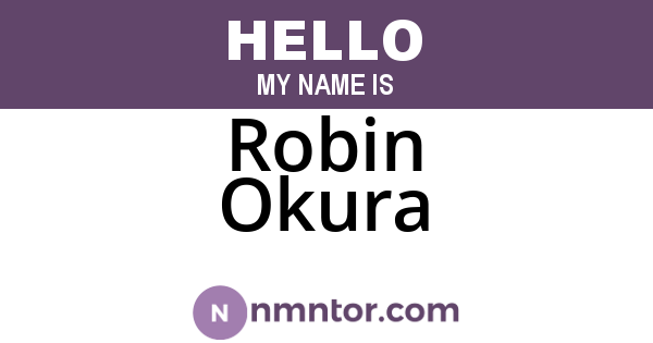 Robin Okura