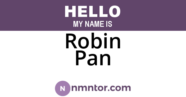 Robin Pan