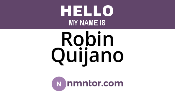 Robin Quijano