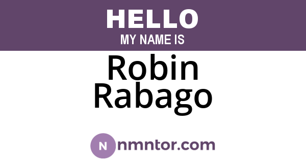 Robin Rabago