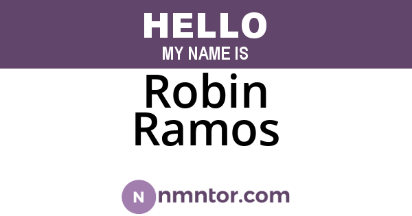 Robin Ramos