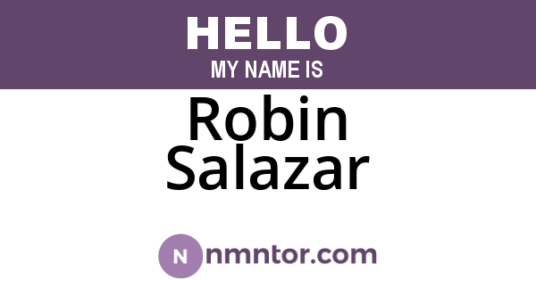 Robin Salazar