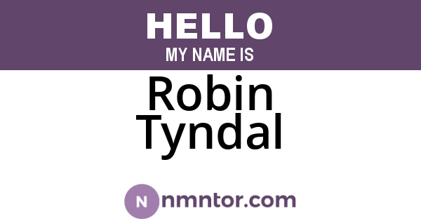 Robin Tyndal