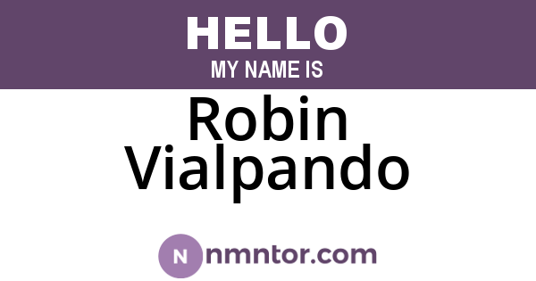 Robin Vialpando