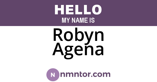 Robyn Agena