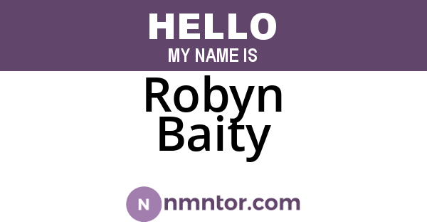 Robyn Baity